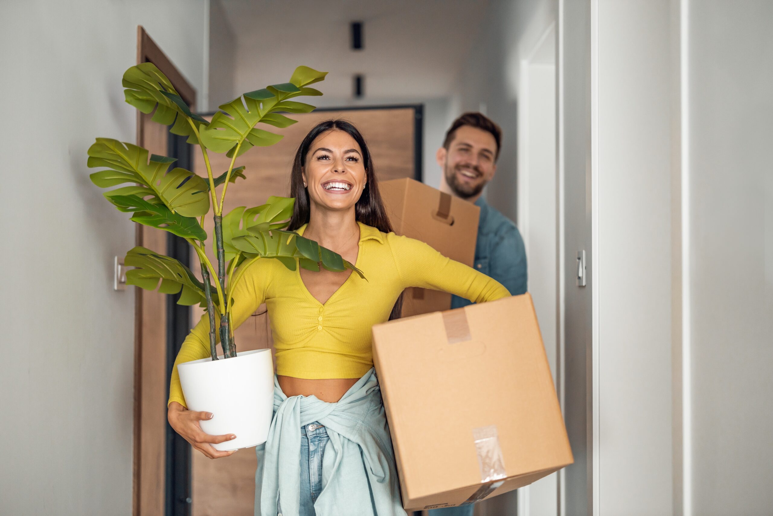 couple moving into new home